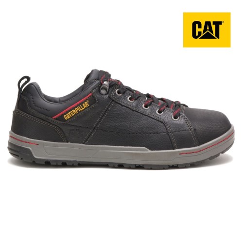 Caterpillar Brode Steel Toe Werkschoenen Heren Zwart (FTAR.NL)